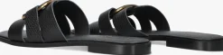 STEFANO LAURAN e slippers 24152 zwart Outlet
