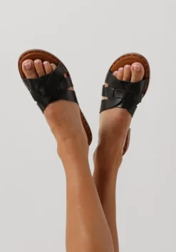 STEFANO LAURAN e slippers led knoop slipper zwart Discount