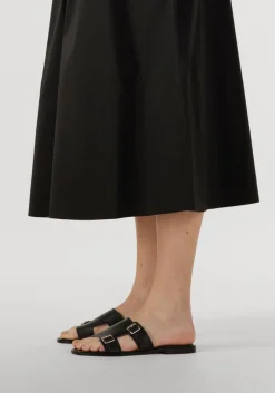 STEFANO LAURAN e slippers 24004 zwart Outlet