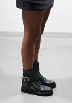 STEFANO LAURAN e veterboots 9637 zwart Hot