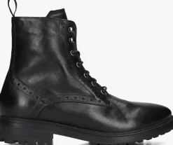 STEFANO LAURAN e veterboots 3551 zwart Outlet