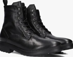 STEFANO LAURAN e veterboots 3551 zwart Outlet