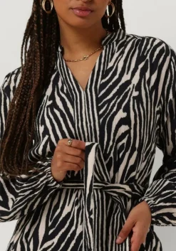 STELLA FOREST e midi jurk e24ro053 zwart