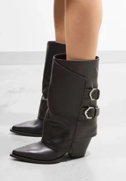 STRATEGIA e hoge laarzen e-4491 zwart