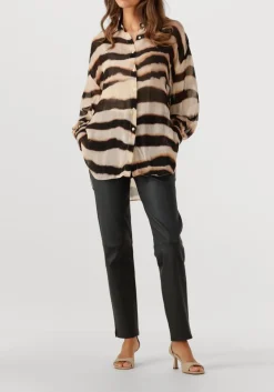 STUDIO AR e pantalon nora stretch plonge zwart