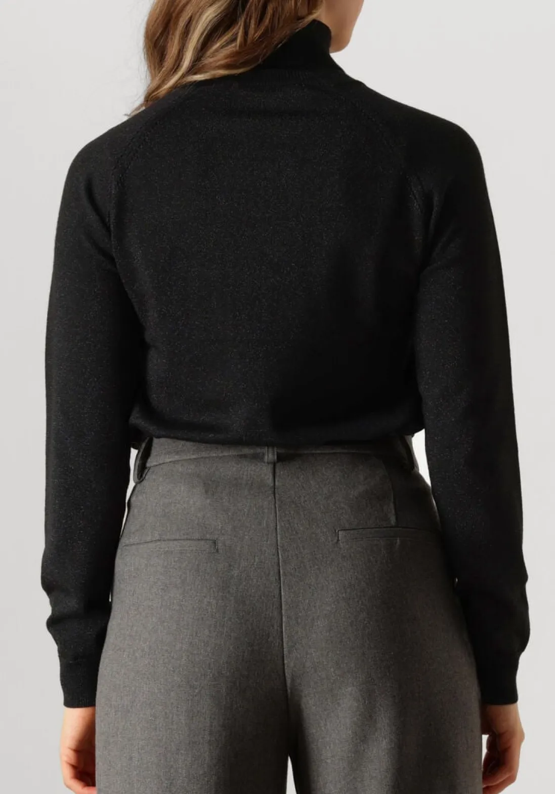 SUMMUM e coltrui turtle neck sweater soft zwart Clearance