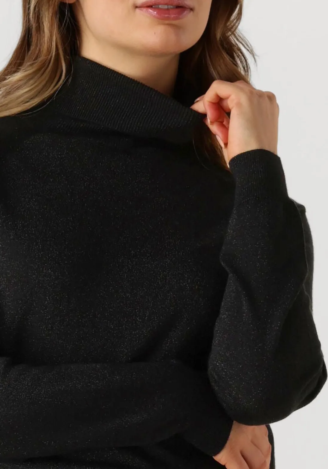 SUMMUM e coltrui turtle neck sweater soft zwart Clearance