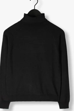 SUMMUM e coltrui turtle neck sweater soft zwart Clearance