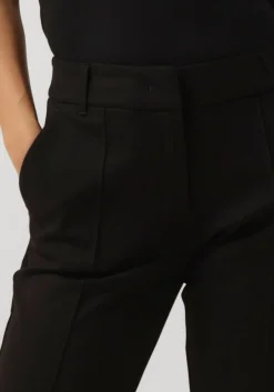 SUMMUM e flared broek trousers punto milano zwart Sale