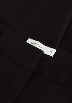 SUMMUM e flared broek trousers punto milano zwart Sale