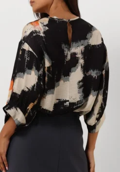 SUMMUM e top top painted print zwart Sale