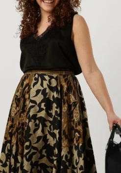 SUMMUM e top top silky satin (2s2792) zwart Outlet