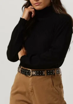 SUMMUM e tops & t-shirts smocked sweater basic knit zwart Online