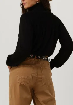 SUMMUM e tops & t-shirts smocked sweater basic knit zwart Online