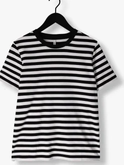 SUMMUM e t-shirt short sleeve top classic cotton tee zwart Online