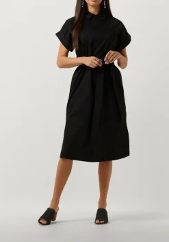 SUNCOO e midi jurk clodie zwart Outlet