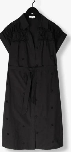 SUNCOO e midi jurk coco zwart Clearance