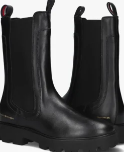 TOMMY HILFIGER e chelsea boots th lthr mid chelsea zwart Online