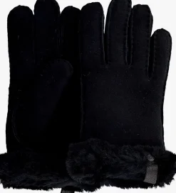 UGG e handschoenen shorty glove w leather trim zwart Online