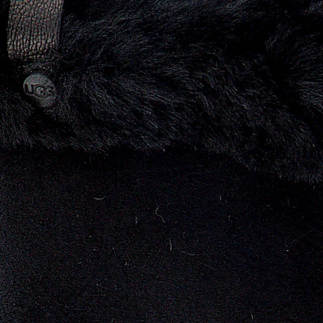 UGG e handschoenen shorty glove w leather trim zwart Online