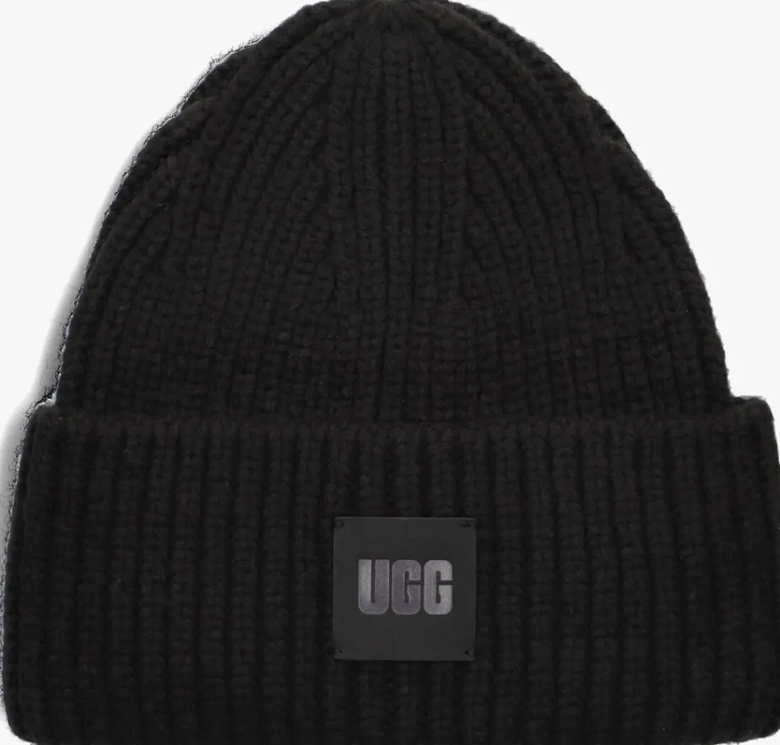 UGG e muts chunky rib beanie zwart Hot