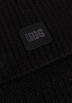UGG e sjaal chunky rib scarf zwart
