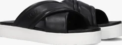 UGG e slippers w zayne crossband zwart Outlet