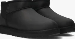 UGG e vachtlaarzen classic ultra mini leather regenerate zwart Online