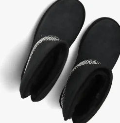 UGG e vachtlaarzen classic short crescent zwart Discount