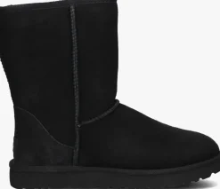 UGG e vachtlaarzen classic short ii zwart New