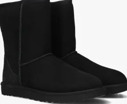 UGG e vachtlaarzen classic short ii zwart New