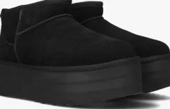 UGG e vachtlaarzen w classic ultra mini platform zwart Clearance