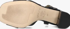 UNISA e sandalen met hak medway zwart