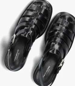 VAGABOND SHOEMAKERS e platte sandalen ellis zwart New