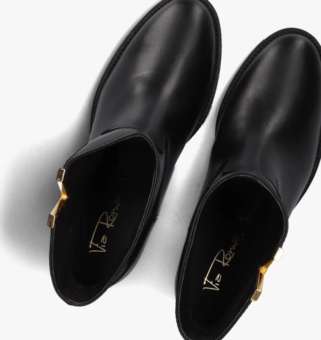 VIA ROMA 15 e enkellaarsjes santa monica 2576 zwart New