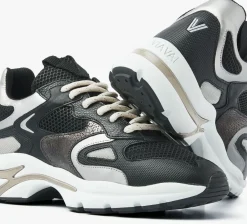 VIA VAI e lage sneakers vesper due zwart Hot