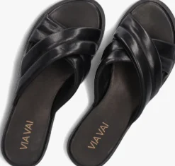 VIA VAI e slippers harita liv zwart Outlet