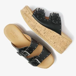 VIA VAI e slippers sissel mira zwart