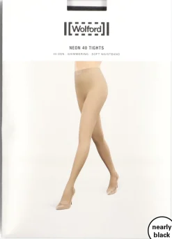 WOLFORD e panty's neon 40 tights zwart