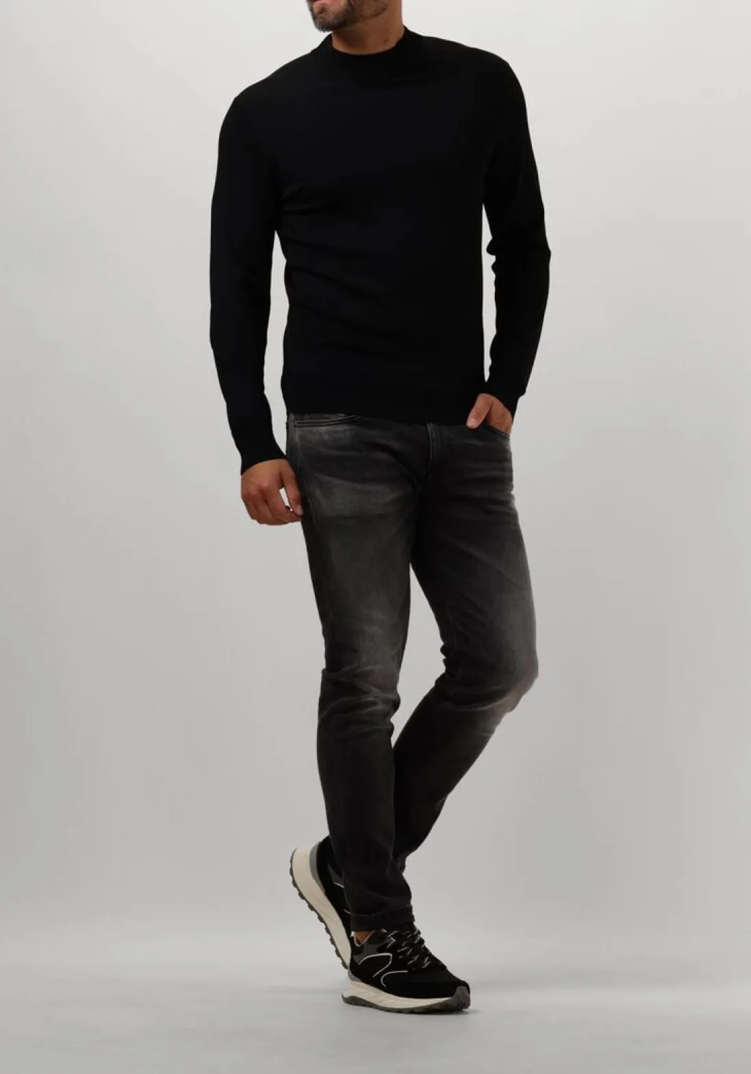 WOOLRICH e lage sneakers running man zwart New