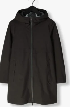 WOOLRICH e regenjas light stretch parka zwart New