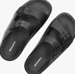 WOOLRICH e slippers two bands sandal man zwart