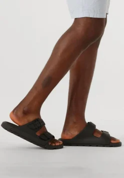 WOOLRICH e slippers two bands sandal man zwart