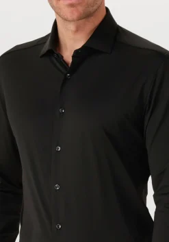 XACUS e klassiek overhemd active shirt 558ml zwart